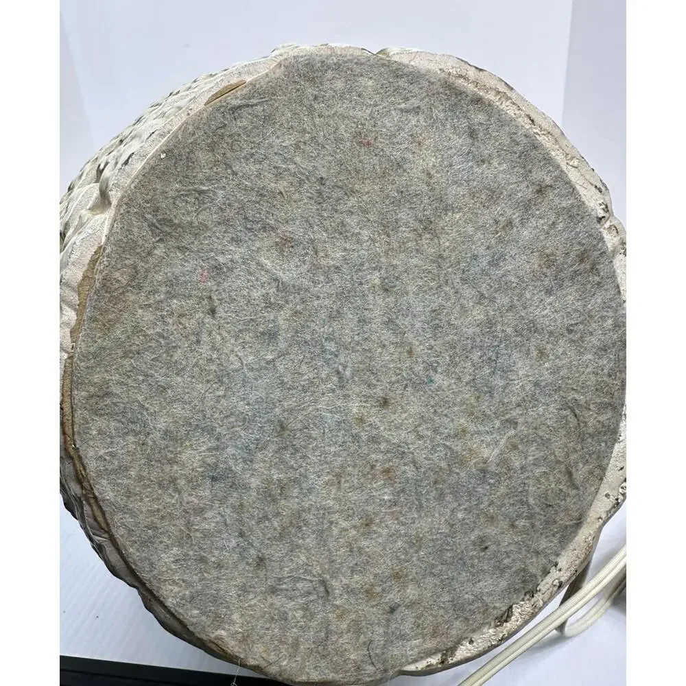 Vintage Brutalist Ceramic Lamp Heavy Faux‎ Stacked Stone Mid Century Modern